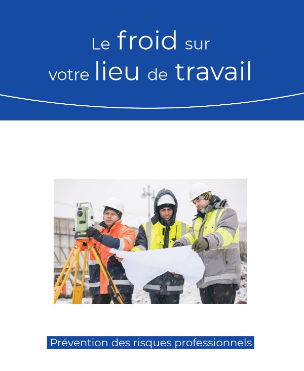 Le froid sur votre lieu de travail 